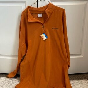 University of Texas fan Columbia 1/2 zip Klamath Range XXL